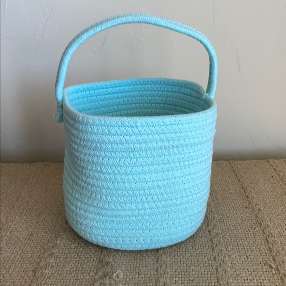 Cloth Woven Basket with Handle Easter!